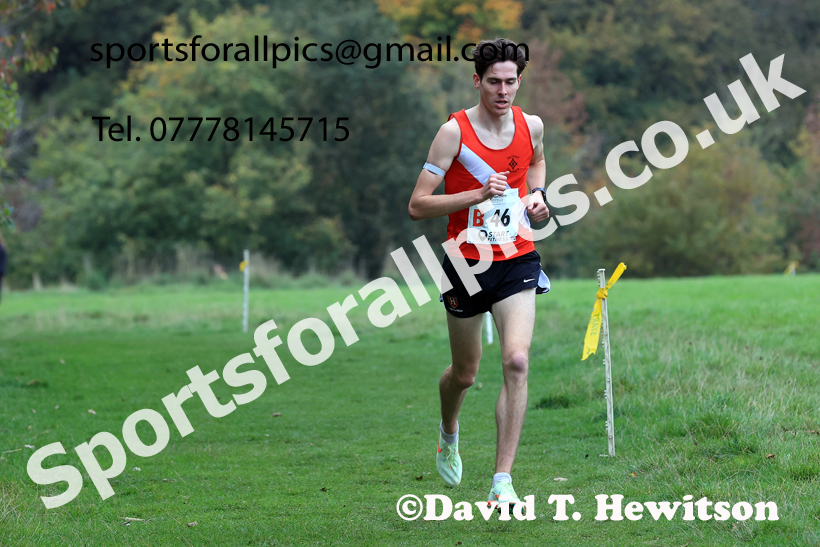 Senior Mens relay, 2025 Northern Cross Country Relays, Graves Park, Sheffield. Photo: David T. Hewitson/Sports for All Pics